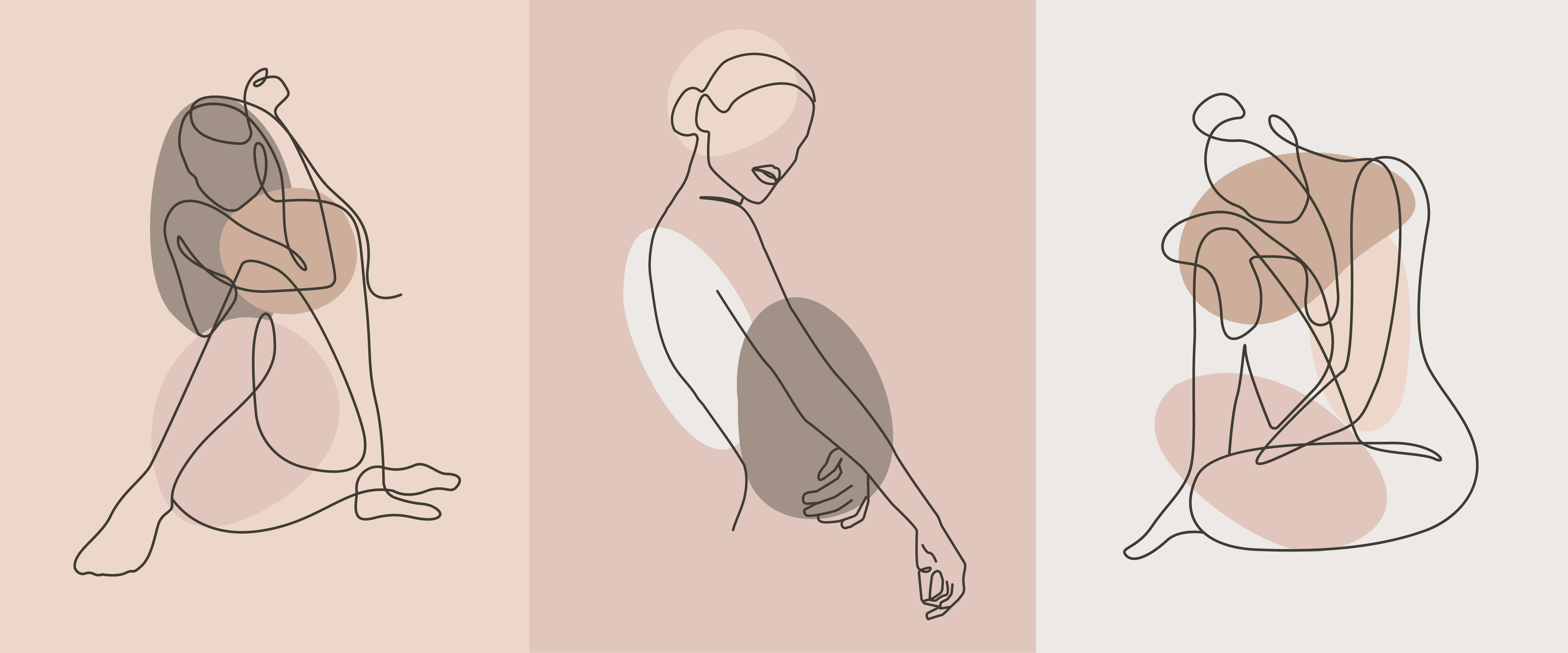 Illustration sobre évoquant l'intimité, la vulnérabilité et la réflexion autour de la sexualité